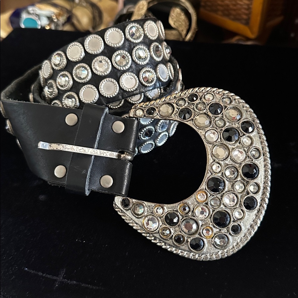 Vintage Leatherrock Studded Leather Belt